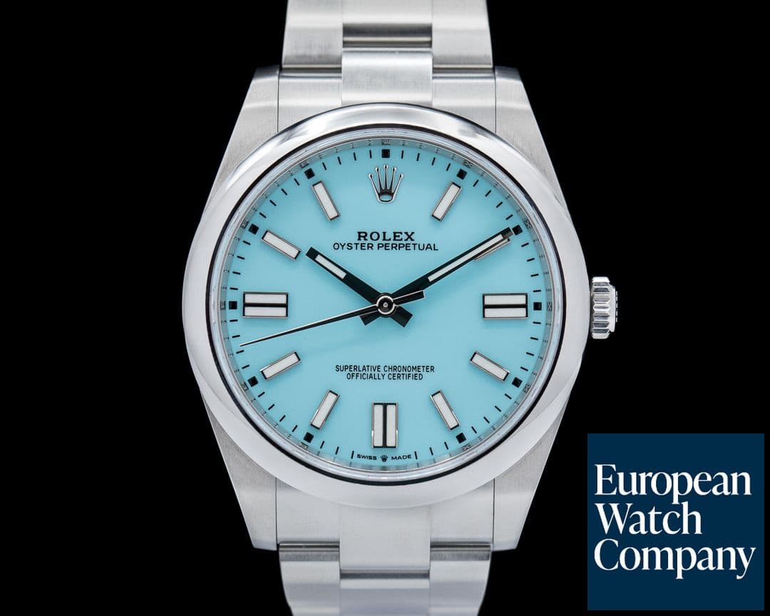 Image of Rolex Oyster Perpetual 124300 41mm SS / Turquoise "Tiffany" Dial