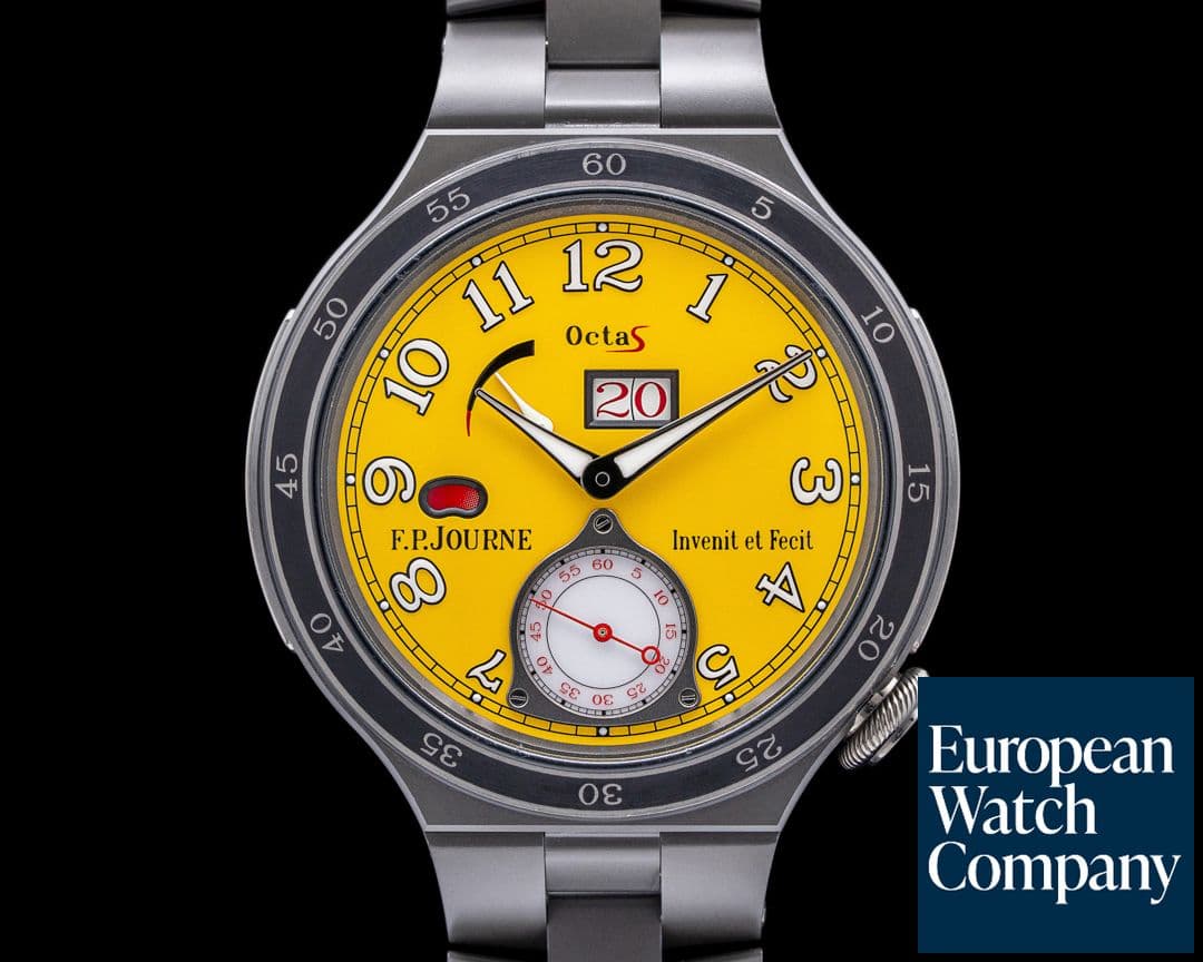Image of F. P. Journe Octa Sport ARS Titanium Yellow Dial 