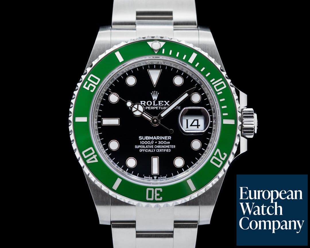 Image of Rolex Submariner Date 126610LV Kermit NEW GREEN Ceramic Bezel 41MM 2024 UNWORN