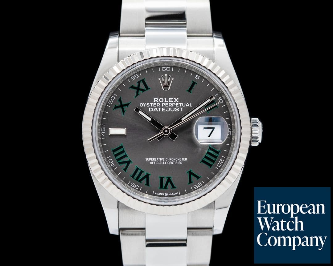Image of Rolex Datejust  Rhodium "Wimbledon" Dial Oyster 2021