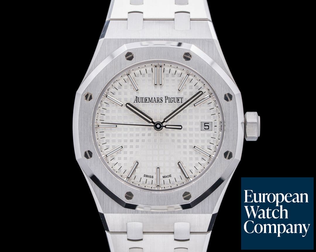 Image of Audemars Piguet Royal Oak 15550ST 37MM 50th Anniversary Silver Dial SS UNWORN