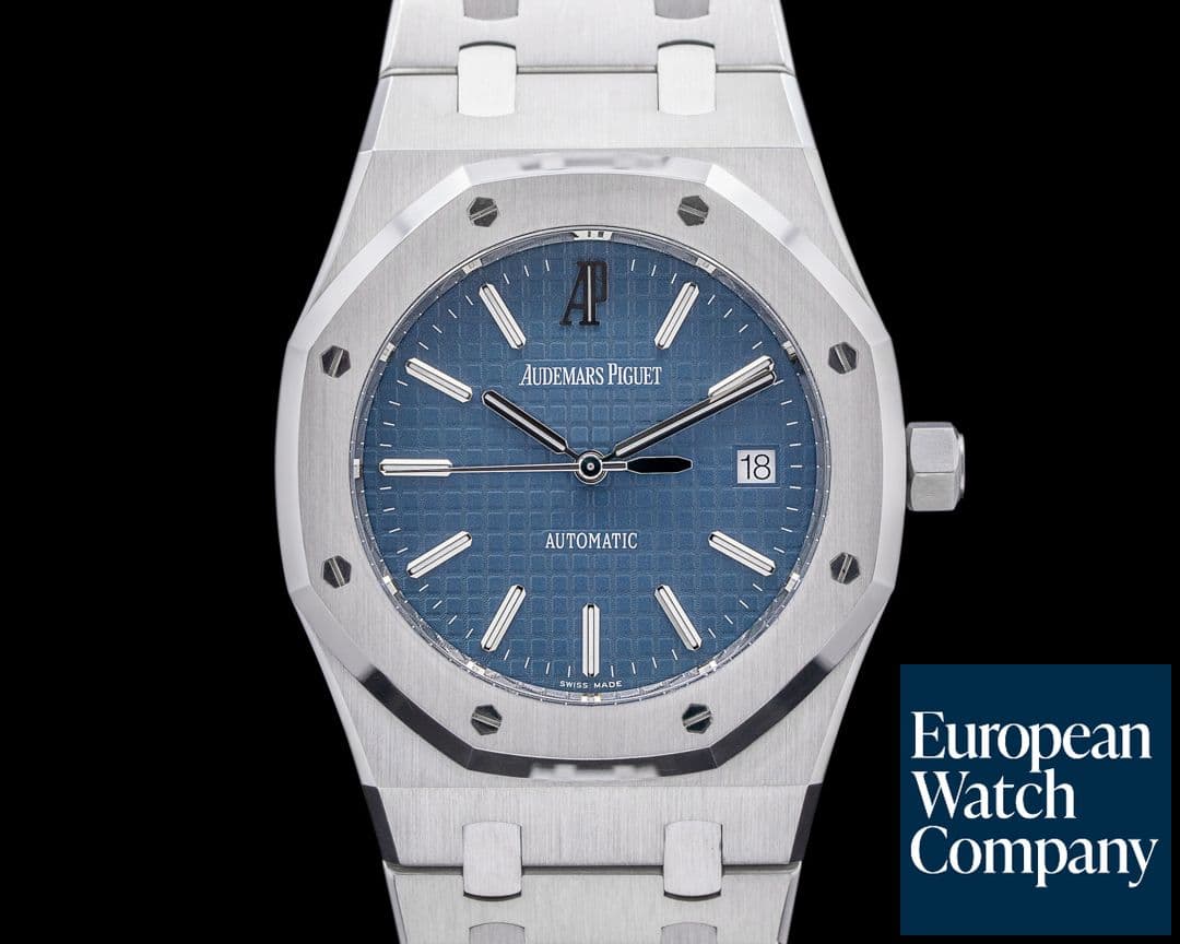 Image of Audemars Piguet Royal Oak BLUE Dial 15300ST SS 