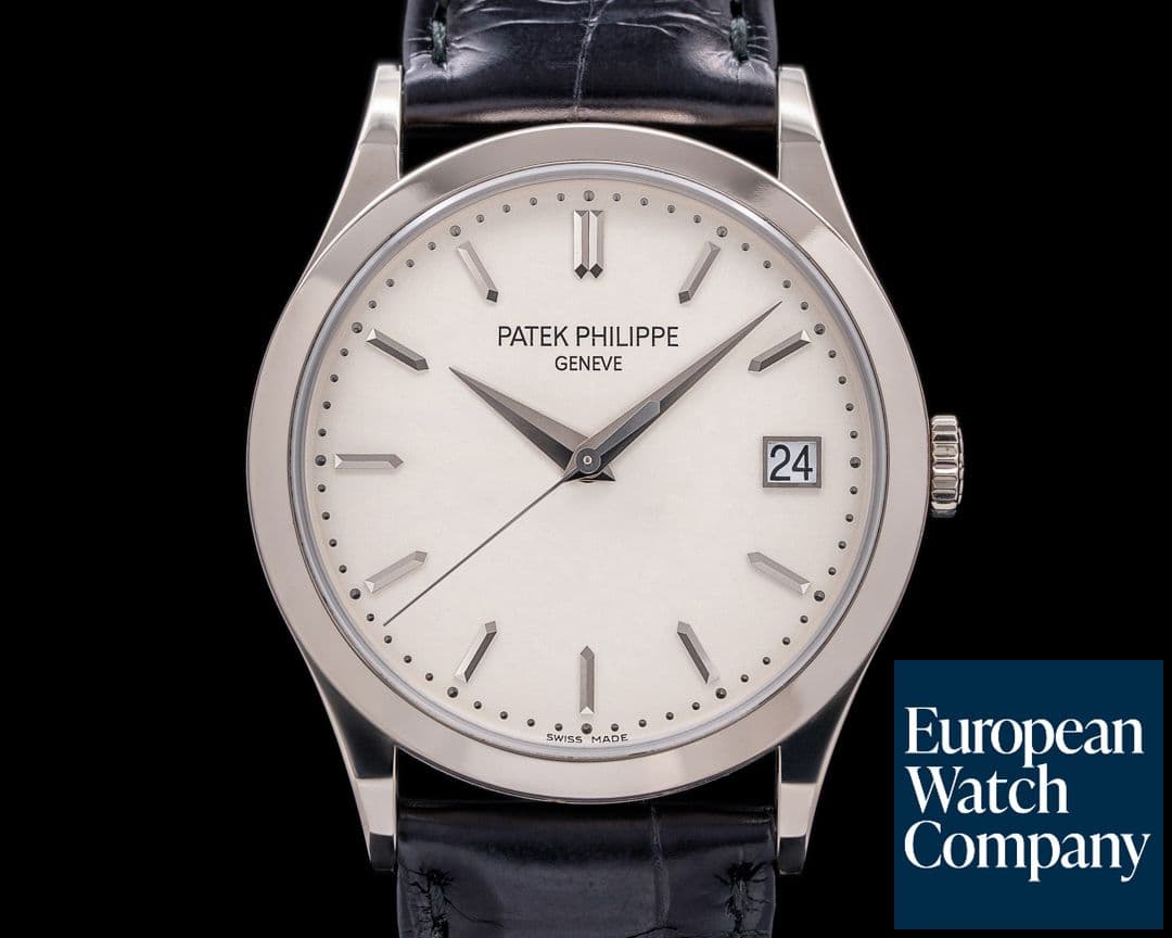 Image of Patek Philippe Calatrava 18K White Gold Silver Dial 