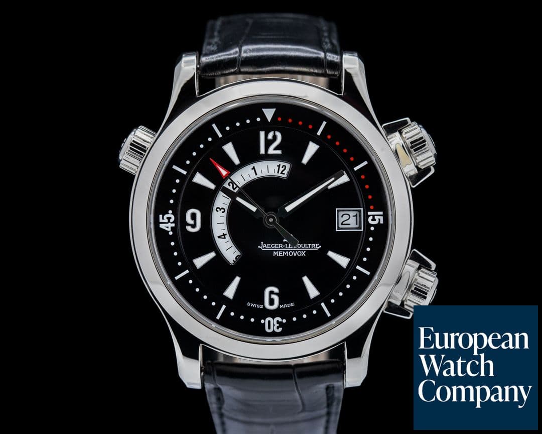 Image of Jaeger LeCoultre Master Compressor Memovox SS / Leather