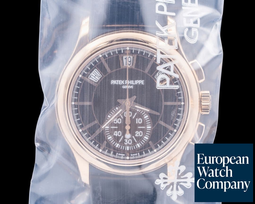 Image of Patek Philippe Chronograph Annual 5905R Calendar Rose Gold / Brown Dial