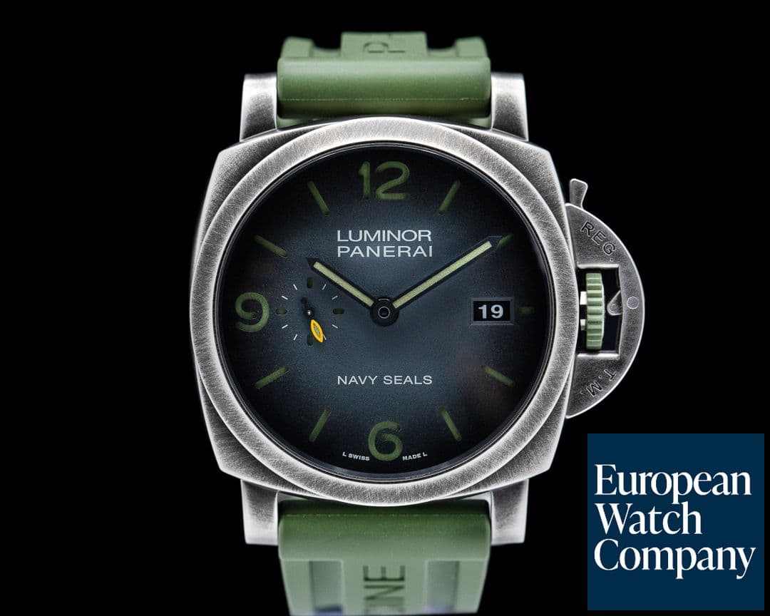 Image of Panerai Luminor Marina Navy Seals Brunito Steel 44MM LIMITED