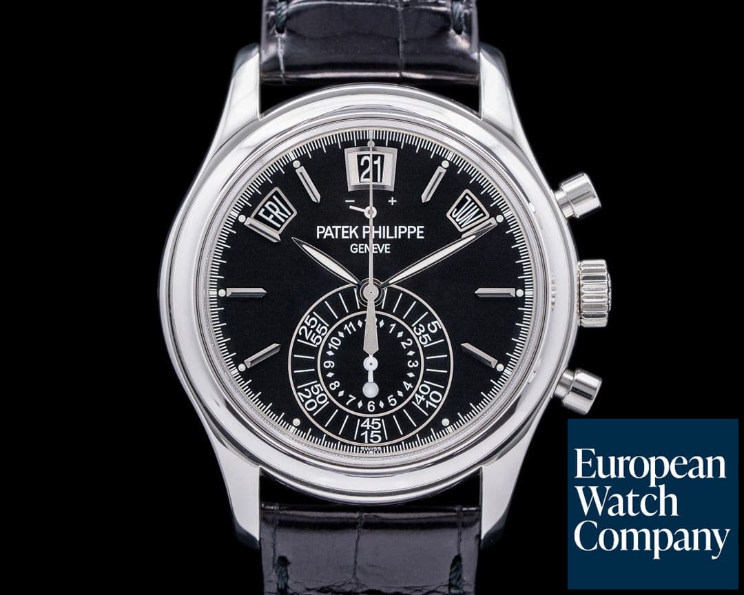 Image of Patek Philippe Annual Calendar 5960P-016 Chronograph Black Dial