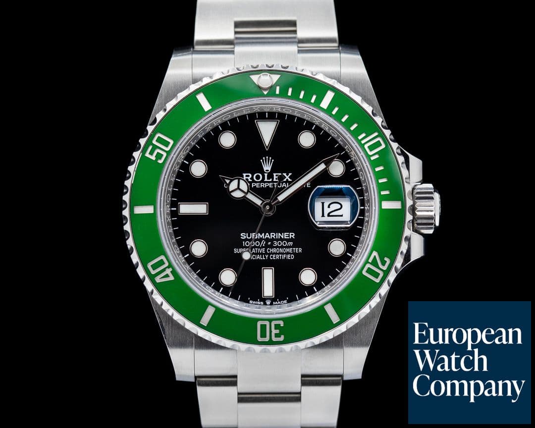 Image of Rolex Submariner Date 126610LV Kermit GREEN Ceramic Bezel 41MM