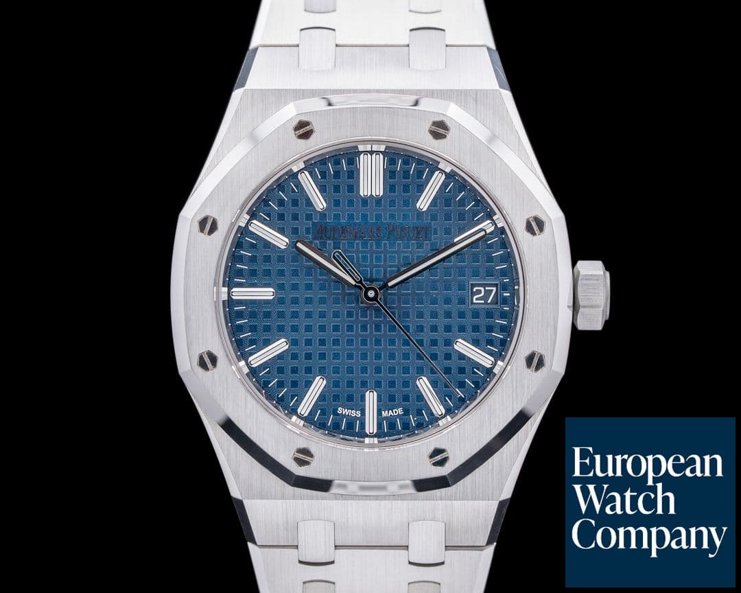 Image of Audemars Piguet Royal Oak 15550ST 50th 37MM Anniversary Blue Dial SS 