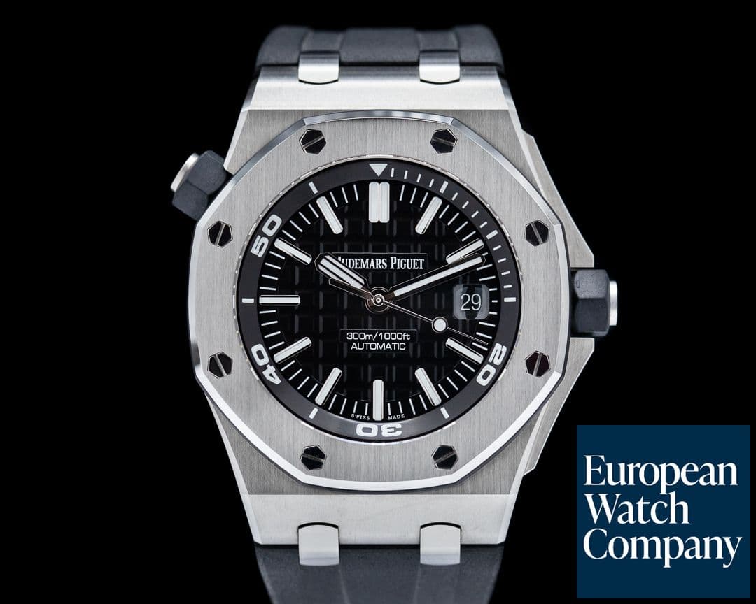 Image of Audemars Piguet Royal Oak 15710ST Offshore Diver Black / Rubber 