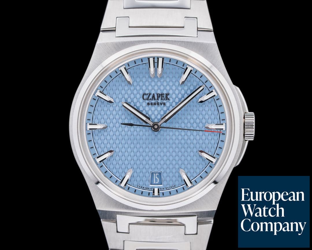 Image of Czapek & Cie Antarctique Glacier Blue UNWORN STICKERED