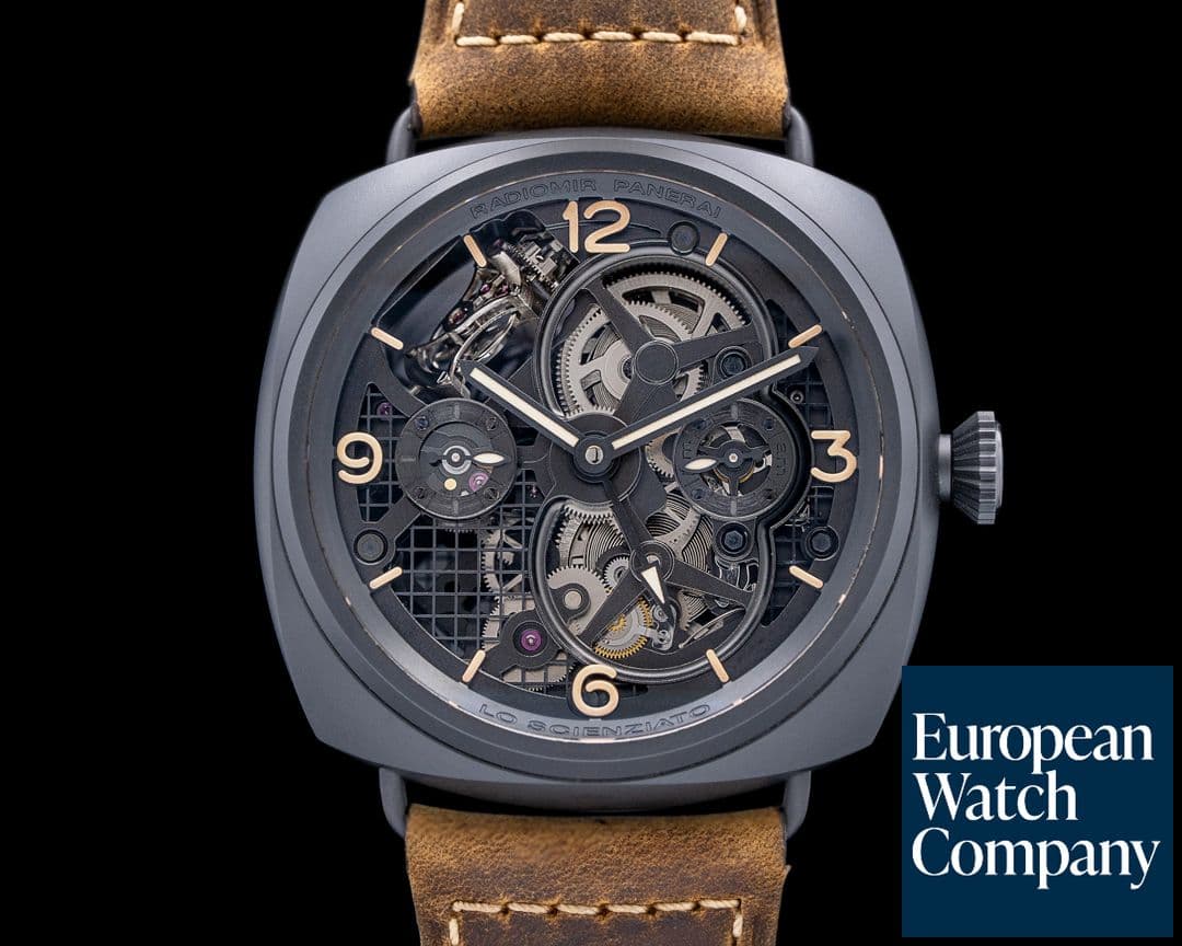 Image of Panerai Radiomir Tourbillon GMT Ceramic "Lo Scienziato" Limited Edition