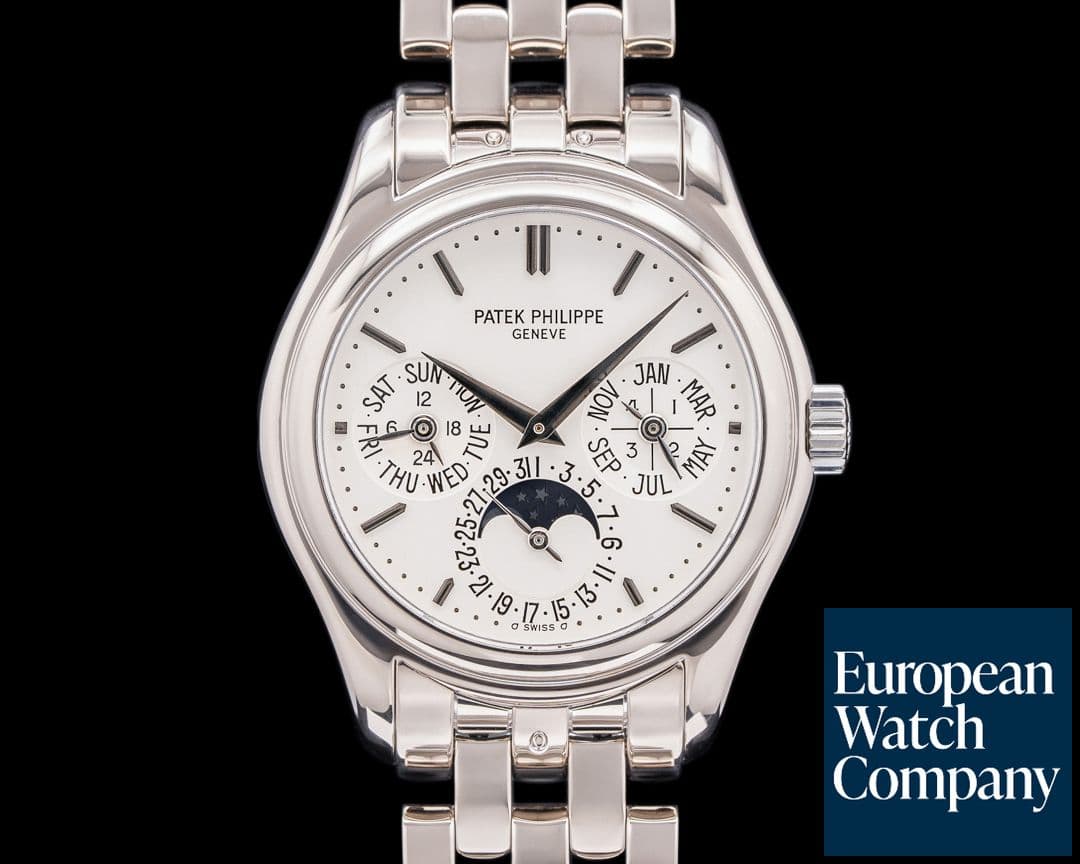 Image of Patek Philippe Perpetual Calendar 5136G 18K White Gold Bracelet