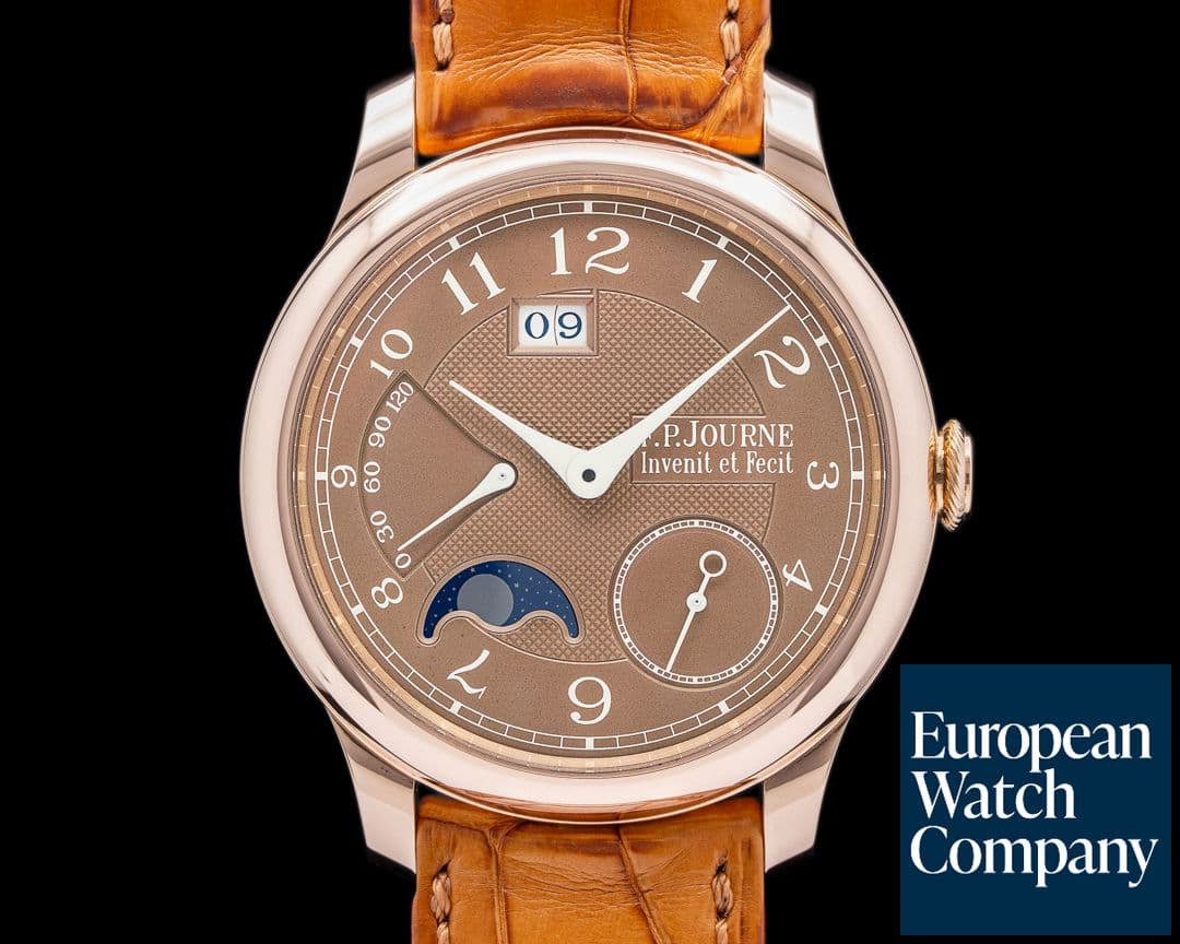 Image of F. P. Journe Octa Automatique Lune Rose Gold HAVANA DIAL