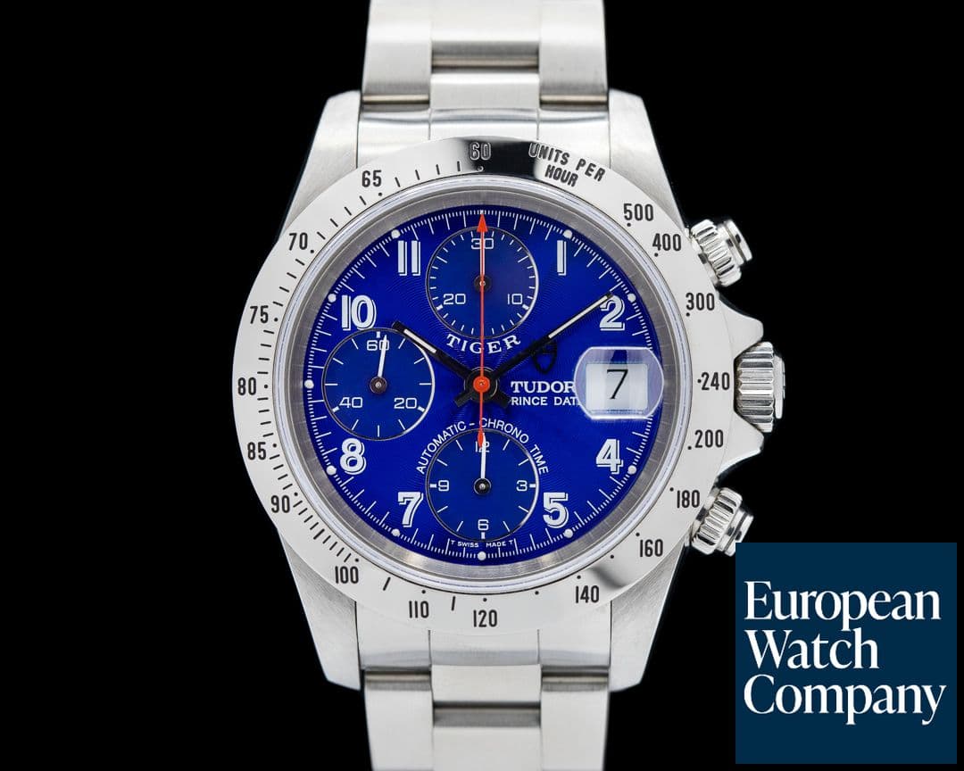 Image of Tudor Tudor Tiger Chronograph SS Blue Dial FULL SET