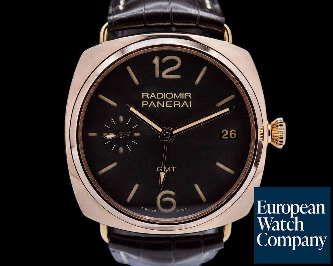 Image of Panerai Radiomir 3 Day GMT 18K Rose Gold