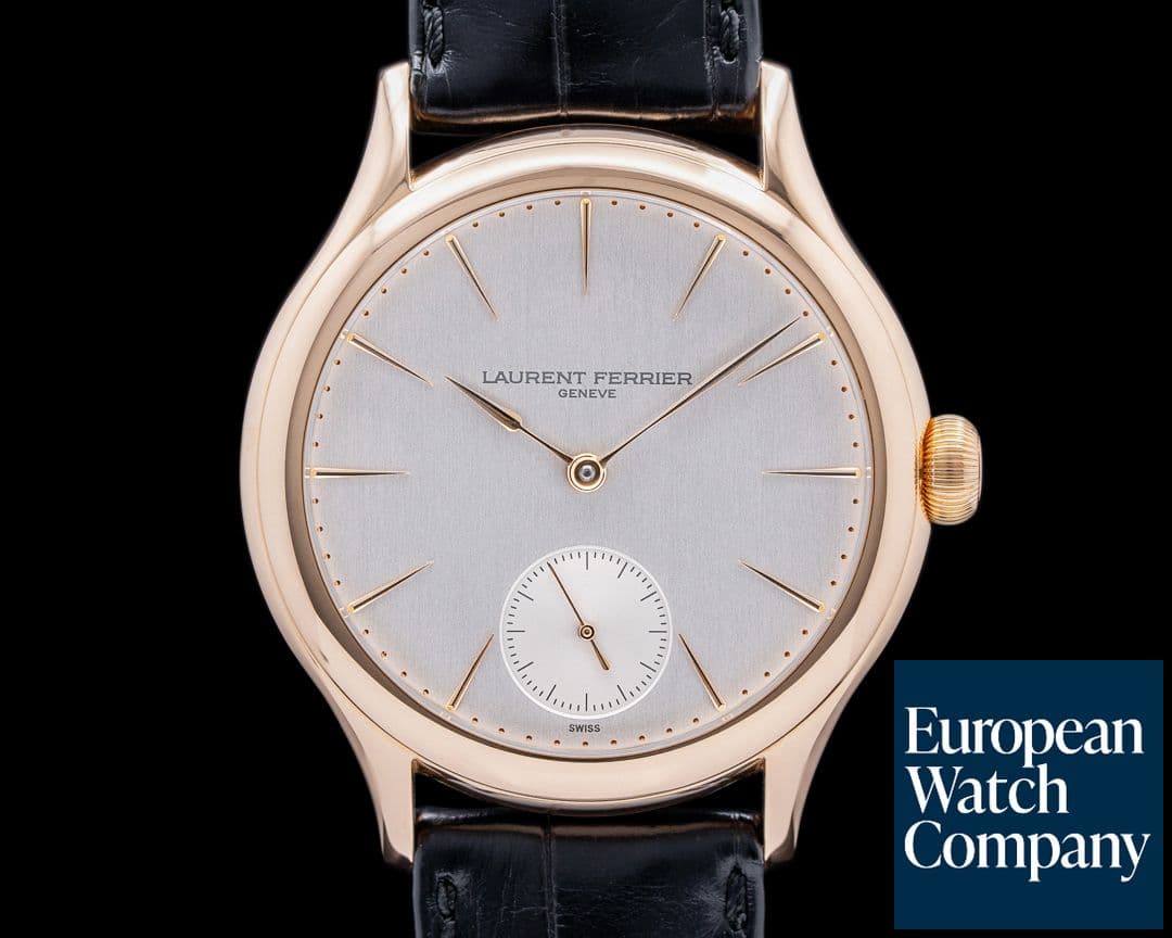 Image of Laurent Ferrier Galet Micro Rotor 18k Red Gold Silver Dial