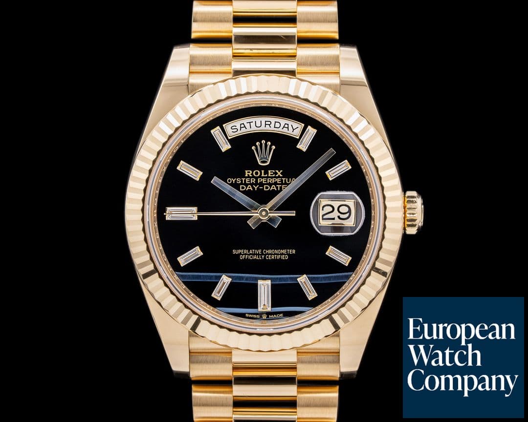 Image of Rolex Day Date Presidential Black Onyx Diamond Dial 2023