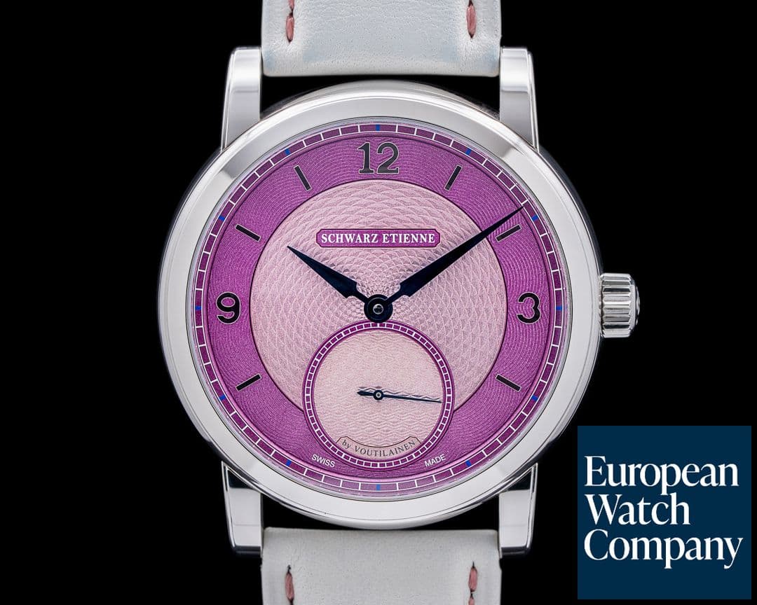 Image of Schwarz Etienne Roma Synergy by Kari Voutilainen SS / Pink-Purple Dial LE