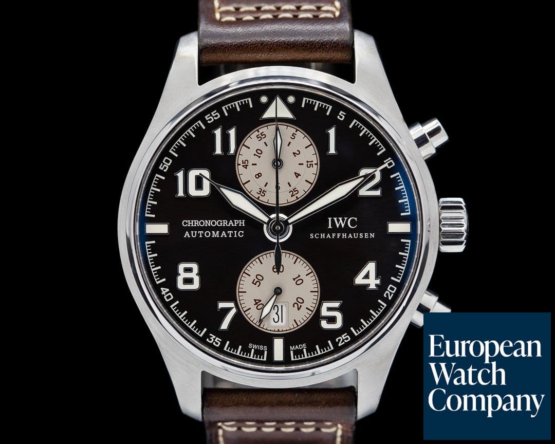 Image of IWC Pilots Chronograph Edition Antoine de Saint Exupery Steel