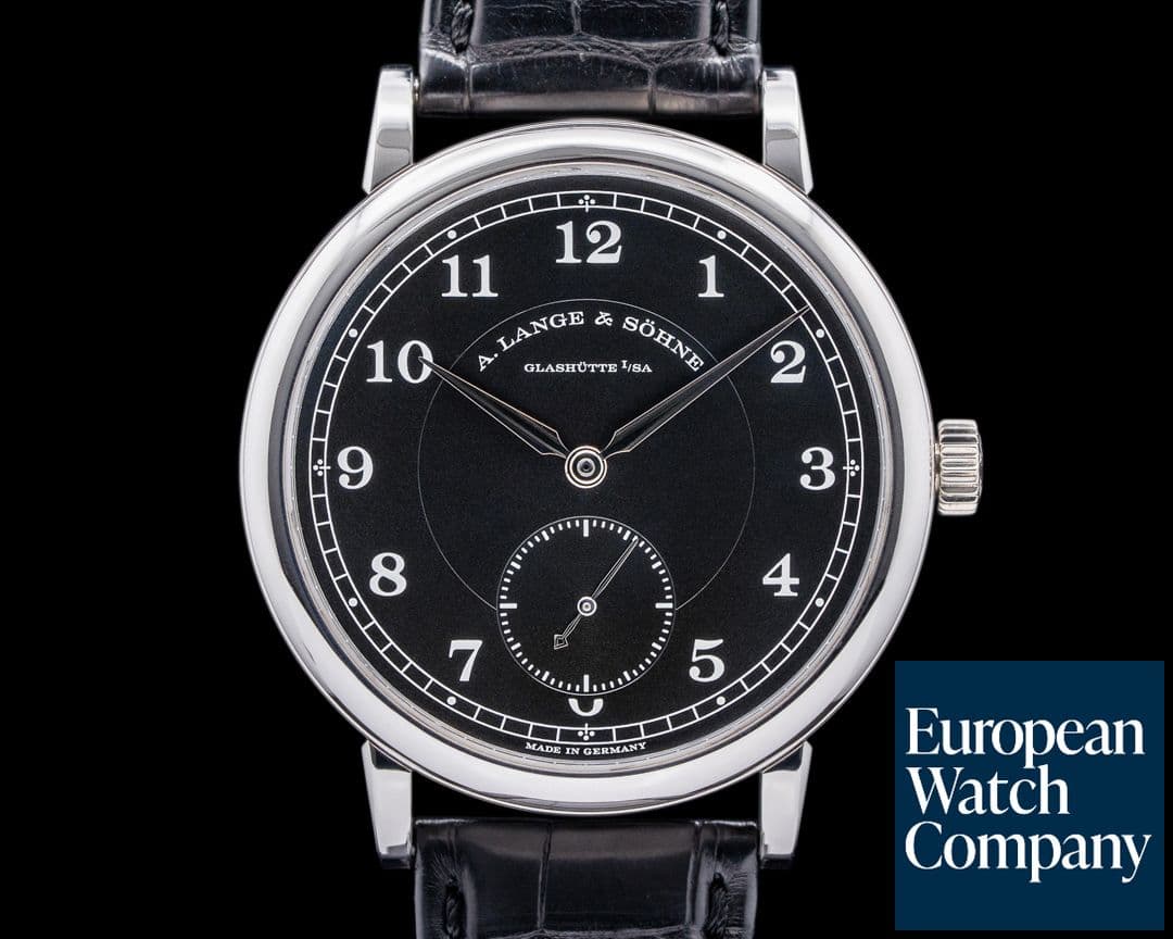 Image of A. Lange and Sohne 200th Anniversary F.A Lange 236.049 1815 Platinum Black Dial RARE