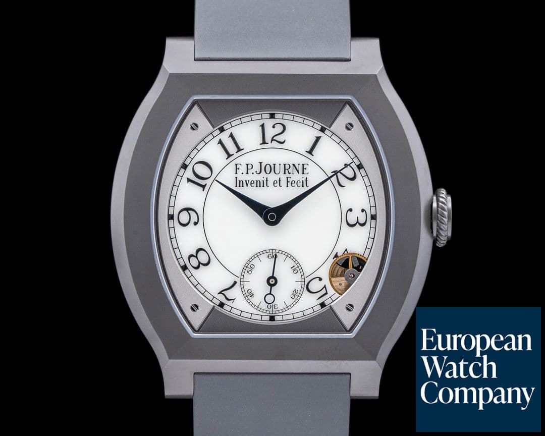 Image of F. P. Journe Elegante Ladies Quartz Titalyt / Rubber UNWORN