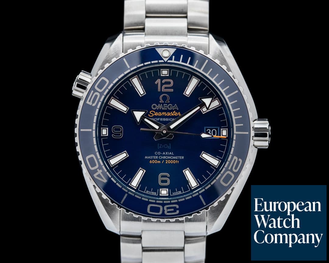 Image of Omega Omega Seamaster Planet Ocean Co-Axial Blue Dial