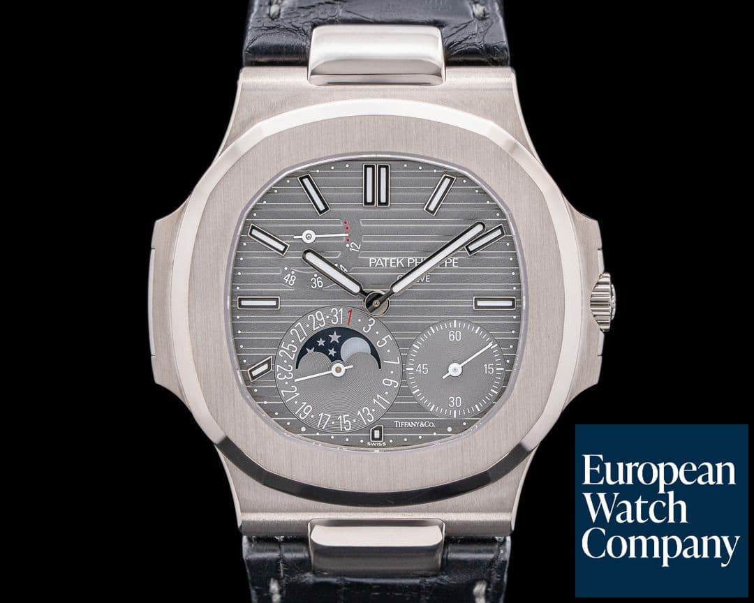 Image of Patek Philippe Nautilus 5712G "TIFFANY & CO" 18K White Gold