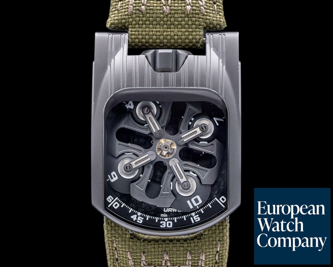 Image of URWERK 103T Tarantula Manual Wind Limited Edition