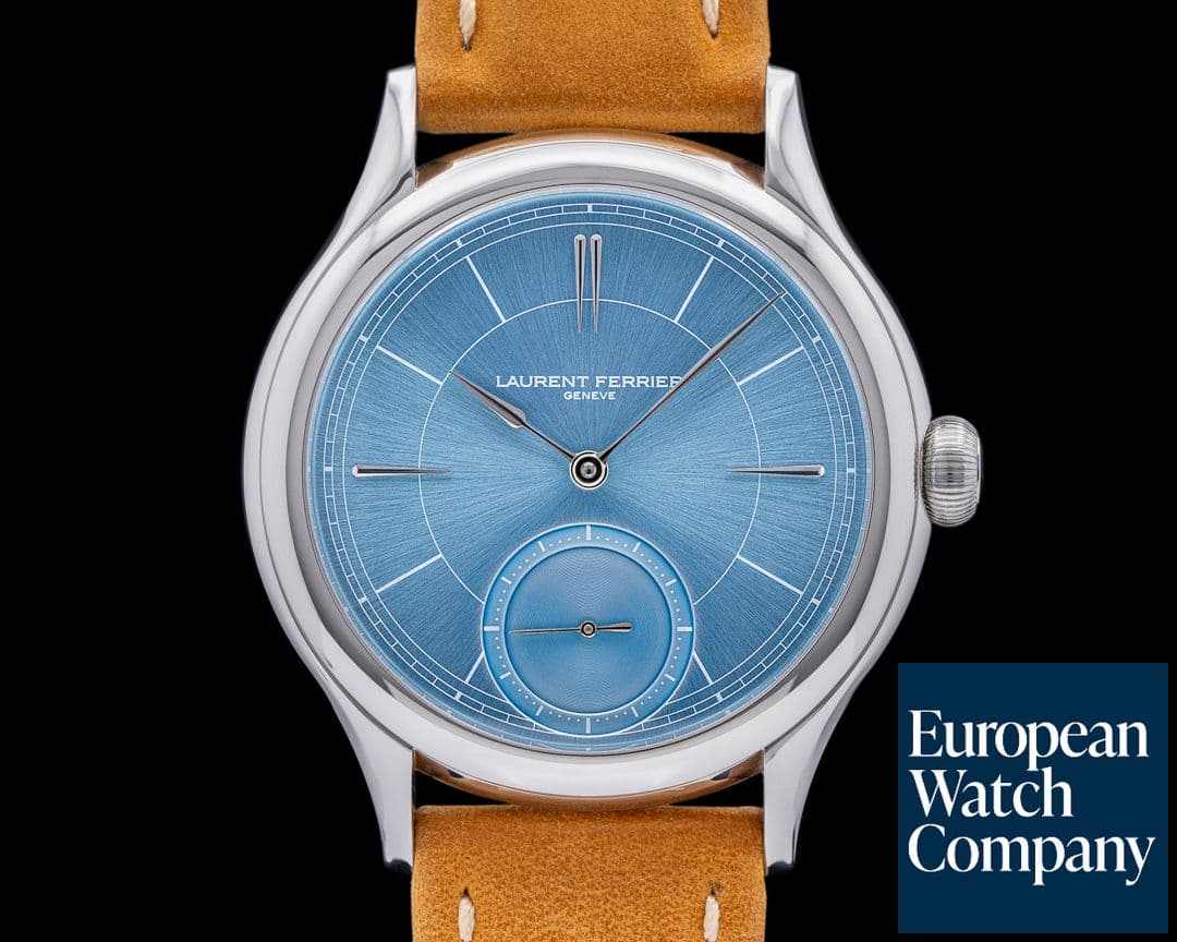 Image of Laurent Ferrier Galet Micro Rotor SS / Ice Blue Dial