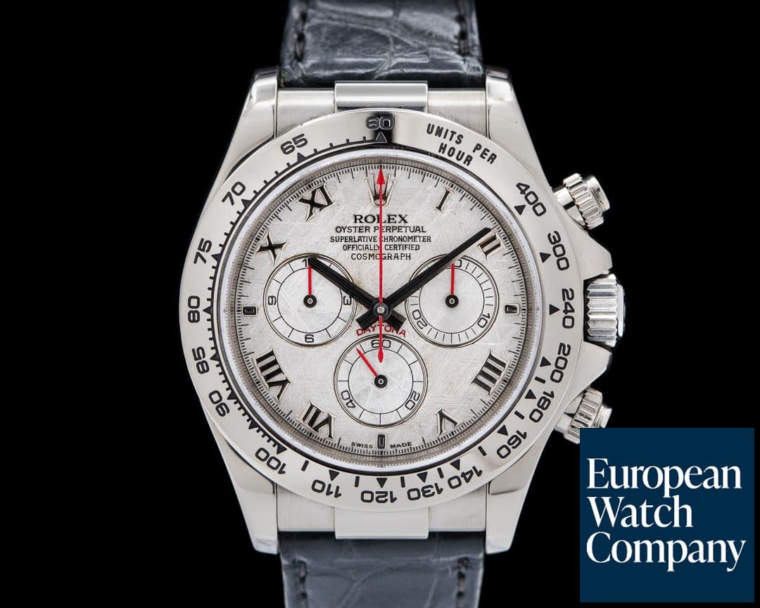 Image of Rolex Daytona 116519 18K White Gold / Meteorite