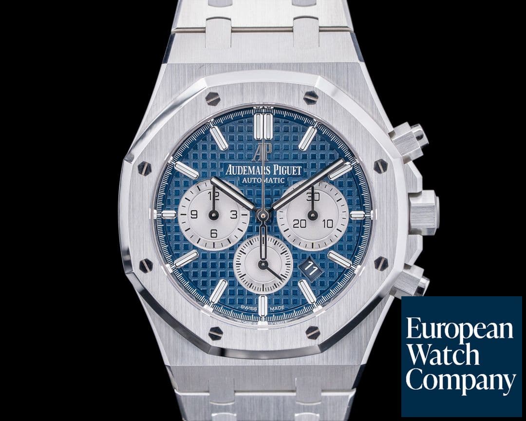Image of Audemars Piguet Royal Oak Chronograph Blue Dial SS 41MM UNWORN