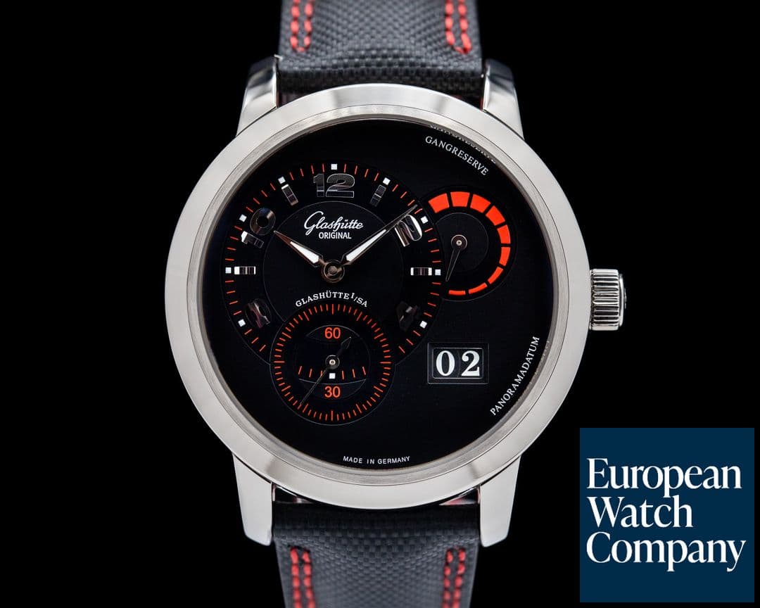 Image of Glashutte Original Panomatic Reserve XL 18K WG / Black Dial