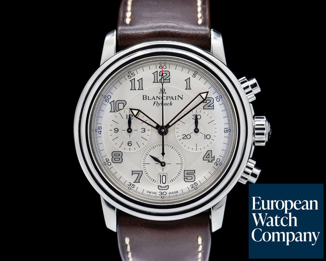 Image of Blancpain Flyback Chronograph Silver Dial SS