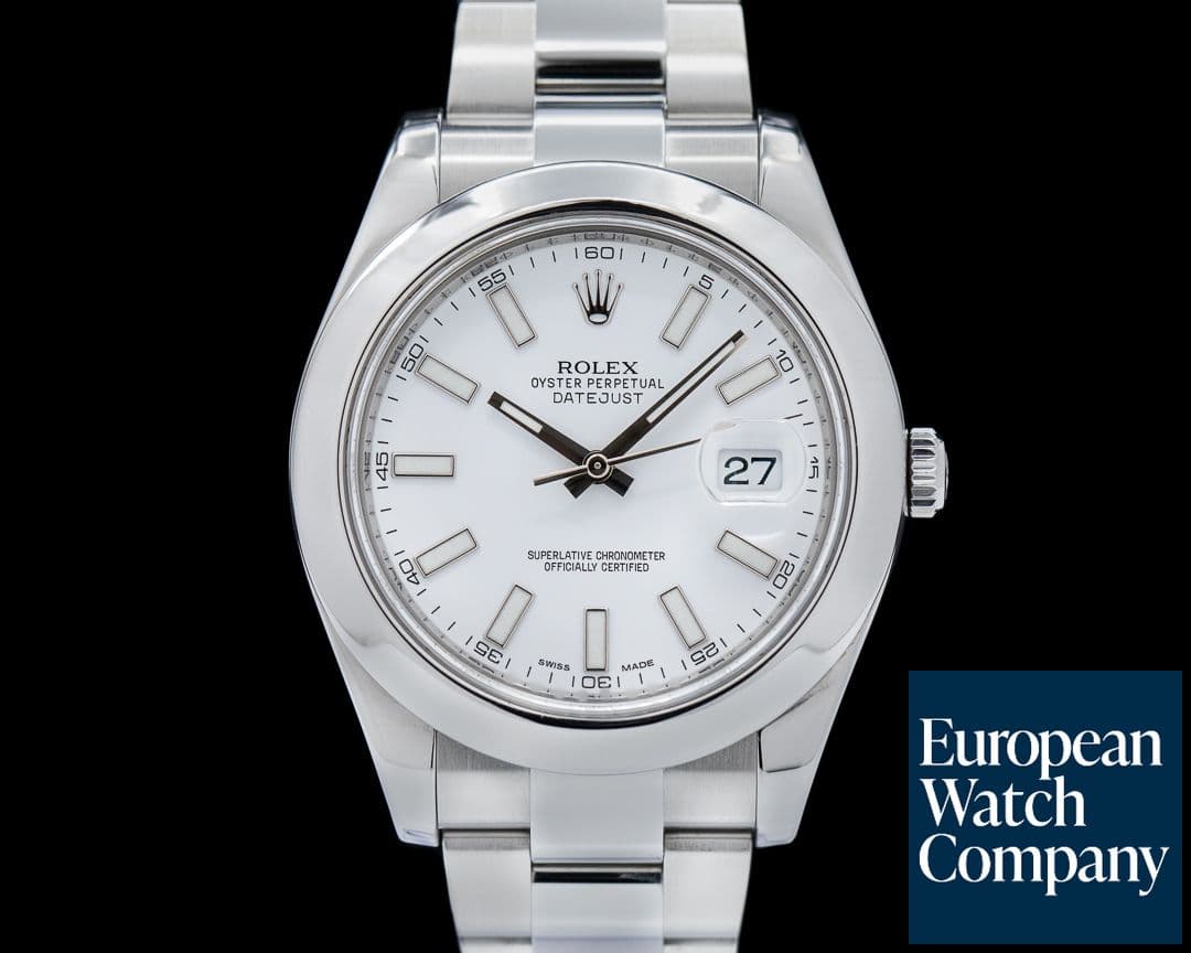 Image of Rolex Datejust II SS White Dial 