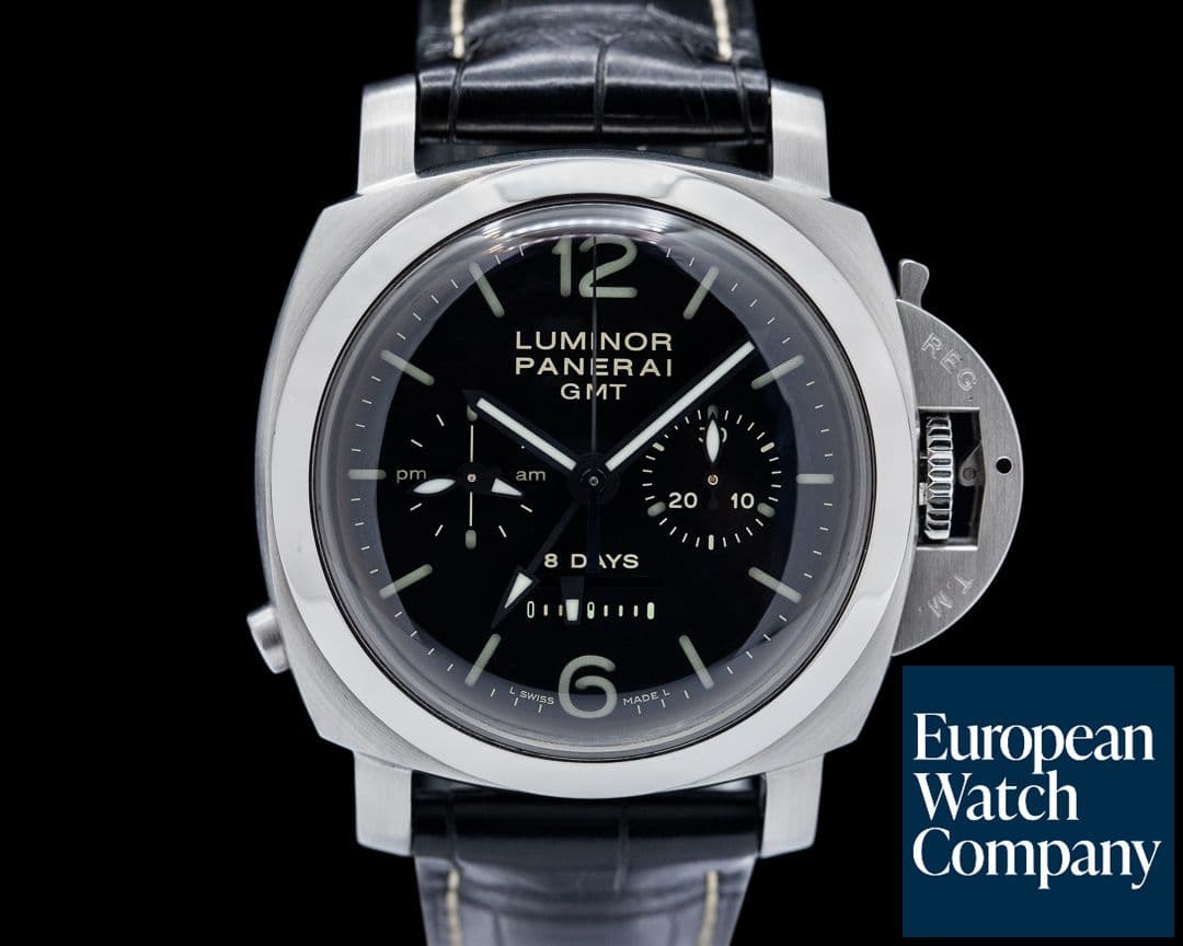 Image of Panerai Luminor 1950 Chrono Monopulsante 8 Days GMT COMPLETE