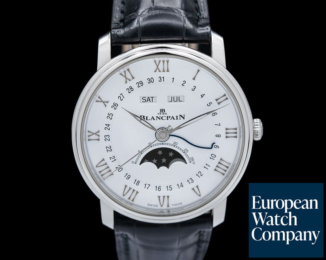 Image of Blancpain Villeret Moonphase Complete Calendar 40MM 2022