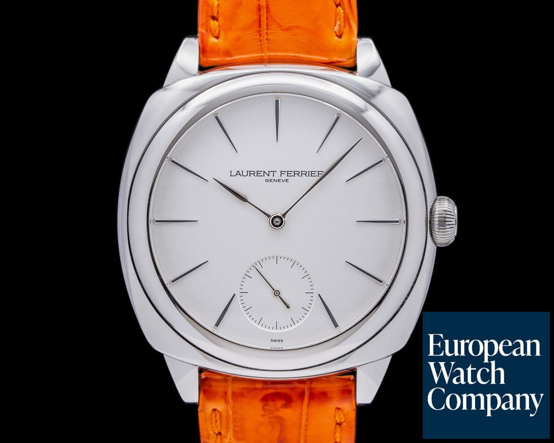 Image of Laurent Ferrier Galet Micro Rotor Square SS White Dial