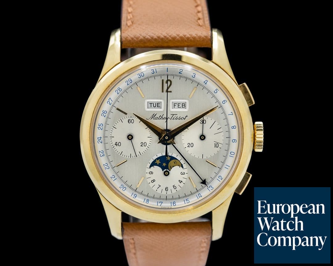 Image of Mathey Tissot Triple Calendar Chronograph Moonphase Valjoux 72 