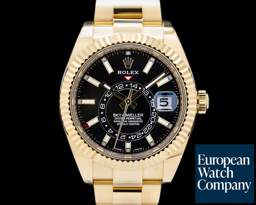 Image of Rolex Sky Dweller 18K Yellow Gold / Black Dial 2021
