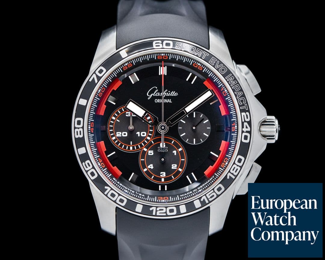 Image of Glashutte Original Sport Evolution Impact Chronograph SS
