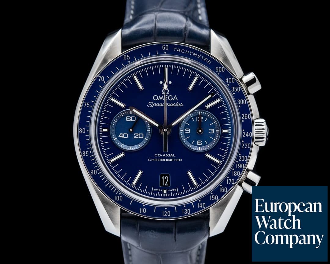 Image of Omega Speedmaster Chronograph Blue Dial Titanium