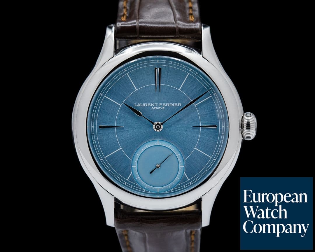 Image of Laurent Ferrier Galet Micro Rotor SS / Ice Blue Dial