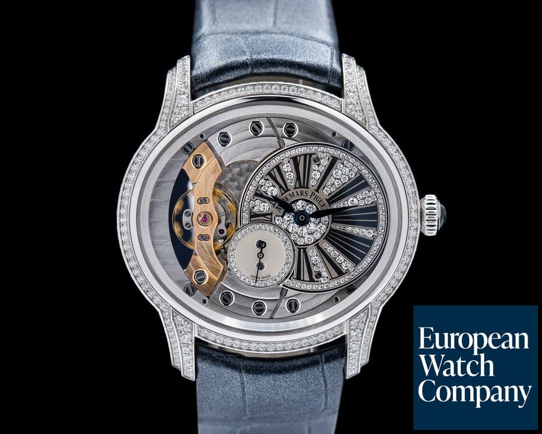 Image of Audemars Piguet Millenary Automatic 18K WG/ Diamond Dial and Bezel