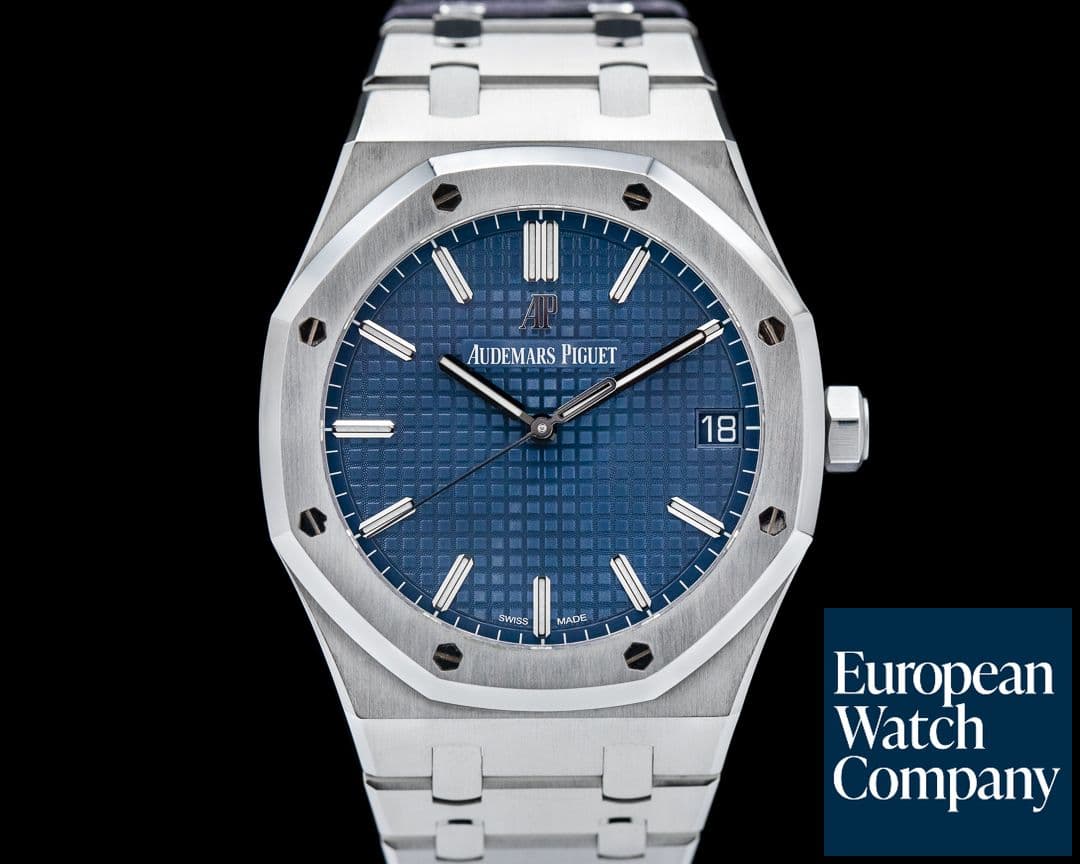 Image of Audemars Piguet Royal Oak Blue Dial 15500ST