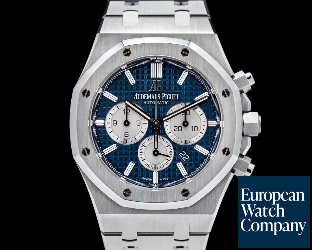 Image of Audemars Piguet Royal Oak Chronograph Blue Dial SS 41MM