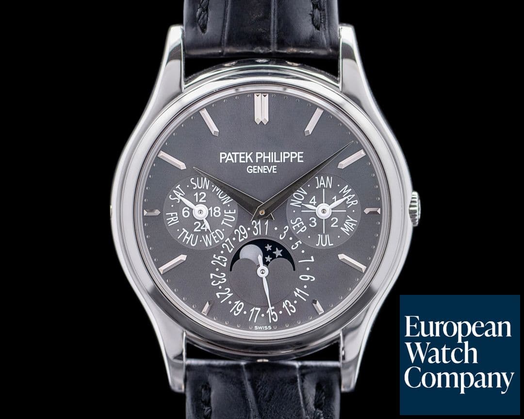 Image of Patek Philippe Perpetual Calendar 5140P Platinum Charcoal Grey Dial RARE