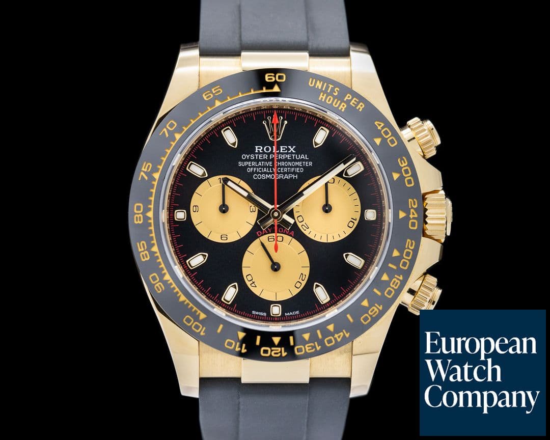 Image of Rolex Daytona 116518LN Black Dial "Paul Newman" 18K Yellow Gold 