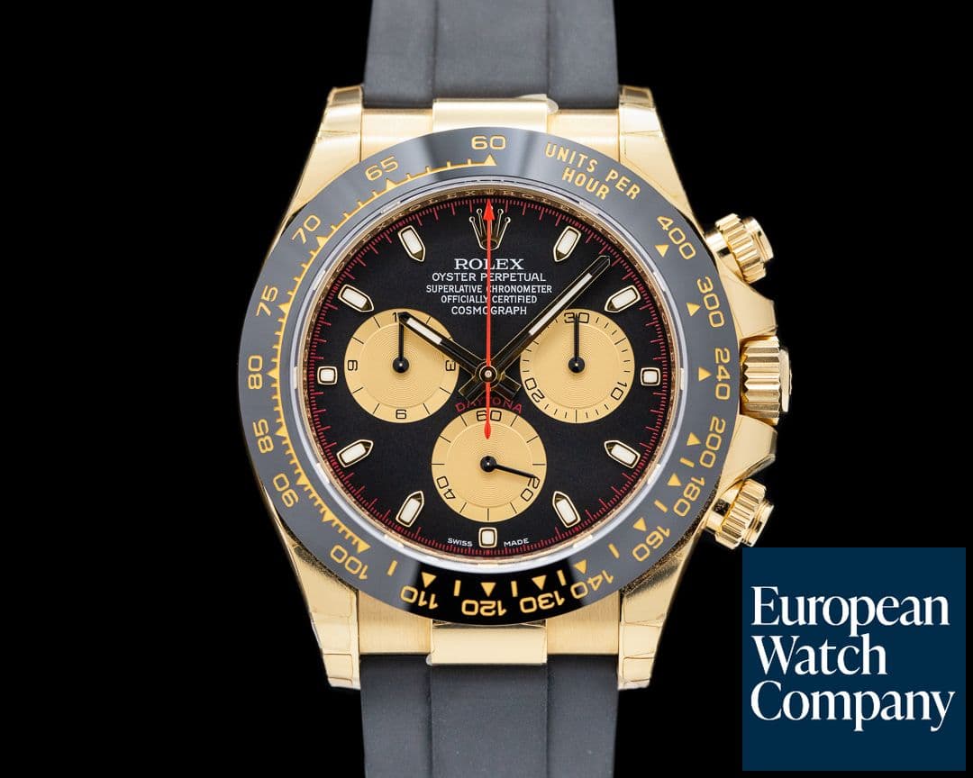 Image of Rolex Daytona 116518LN Black Dial "Paul Newman" 18K Yellow Gold UNWORN STICKER