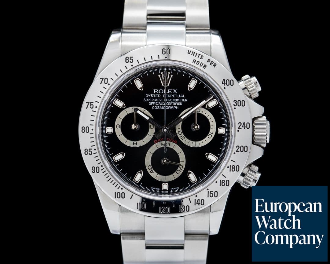 Image of Rolex Daytona 116520 Black Dial SS